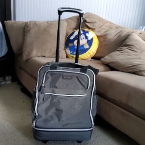 Gray Durable Travel Carry On